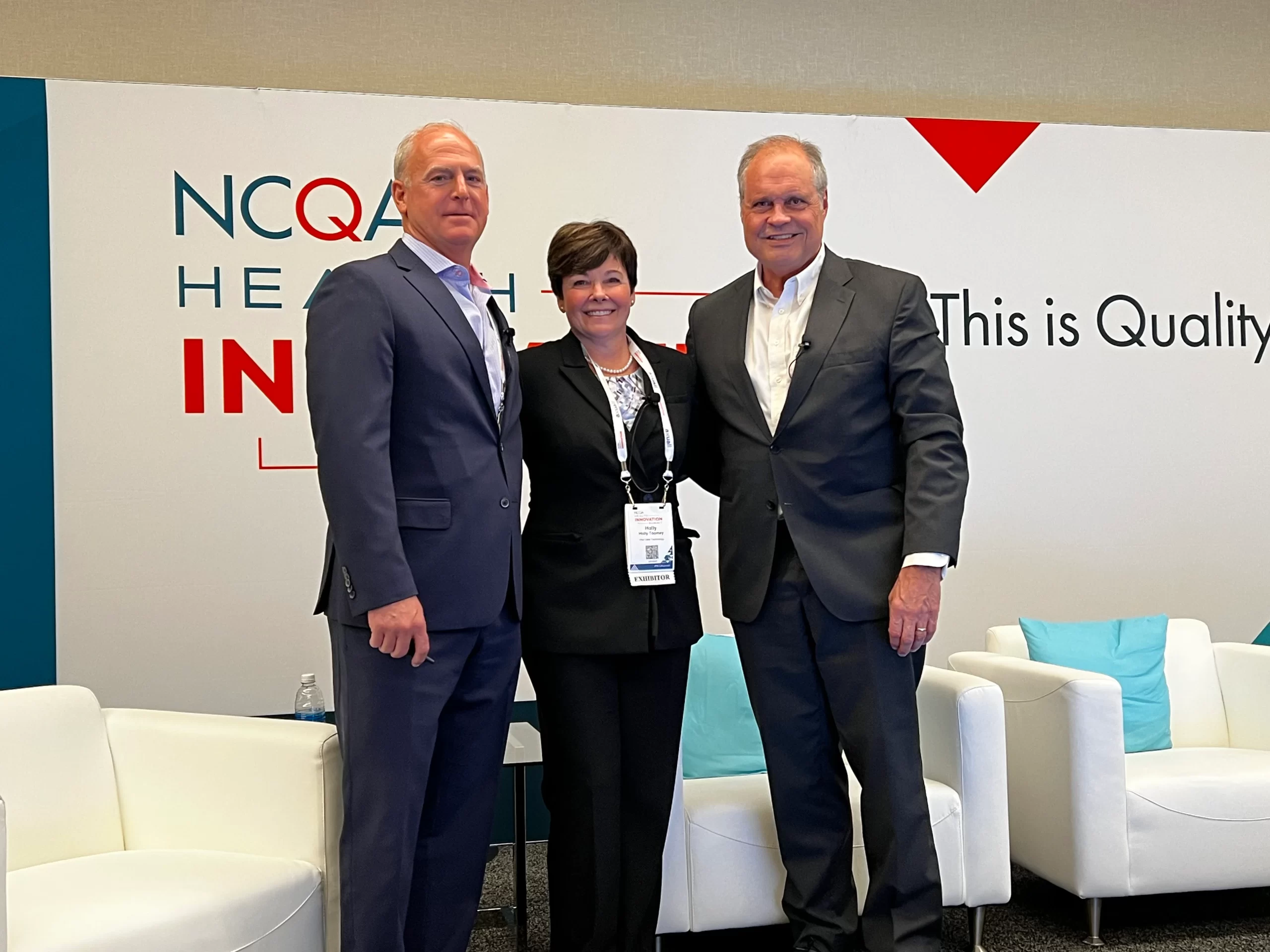Vital Data Technology executives presenting at NCQA Summit.